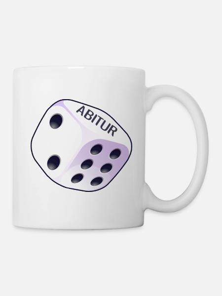Würfel Abitur 2026 - Mug blanc - blanc