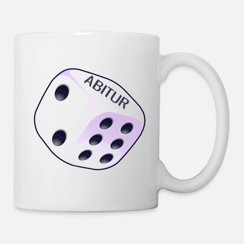 Würfel Abitur 2026 - Mug blanc - blanc