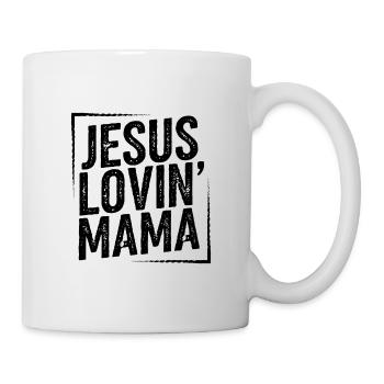 Mère aimante Jésus Maman amoureuse Jésus Fête des Mères - Mug blanc - blanc - Droite