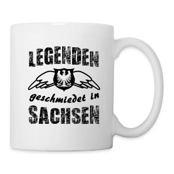 Legenden aus Sachsen - Tasse - Weiß - Rechts