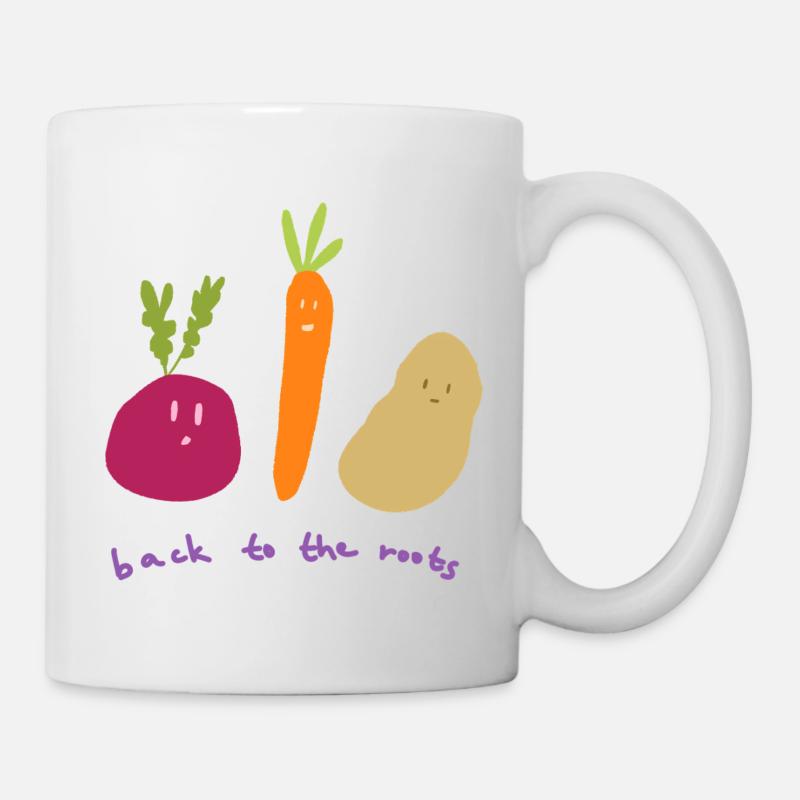 Back to the roots - Mug - white