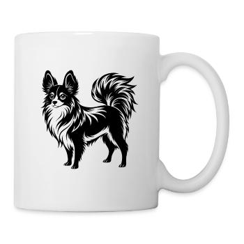 Nœud papillon pour chien - Mug blanc - blanc - Droite