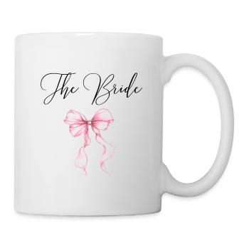 TheBride! Pink ribbon - Mug - white - Right