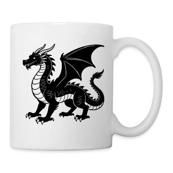 dragon - Mug - white - Right