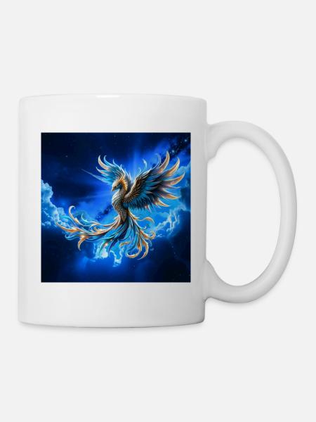 Feuerhimmel-Phönix - Tasse - Weiß