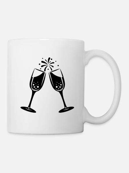Toaste - Tasse - Weiß