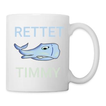 Save Timmy the whale bay poel - Mug - white - Right