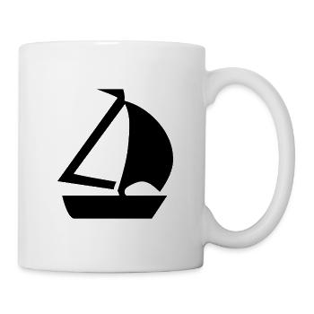 Voile - Mug blanc - blanc - Droite