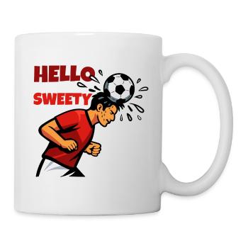 Header Soccer Hero in Game - Mug - white - Right