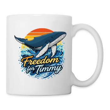 Freedom for Timmy - Sundowner  - Tasse - Weiß - Rechts