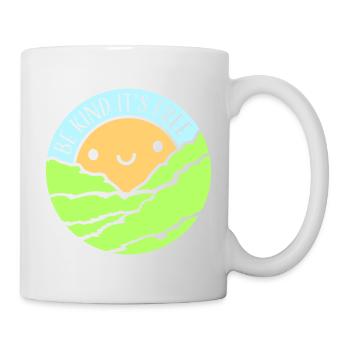 Sois gentil, c’est une déclaration de gentillesse gratuite qui dit - Mug blanc - blanc - Droite