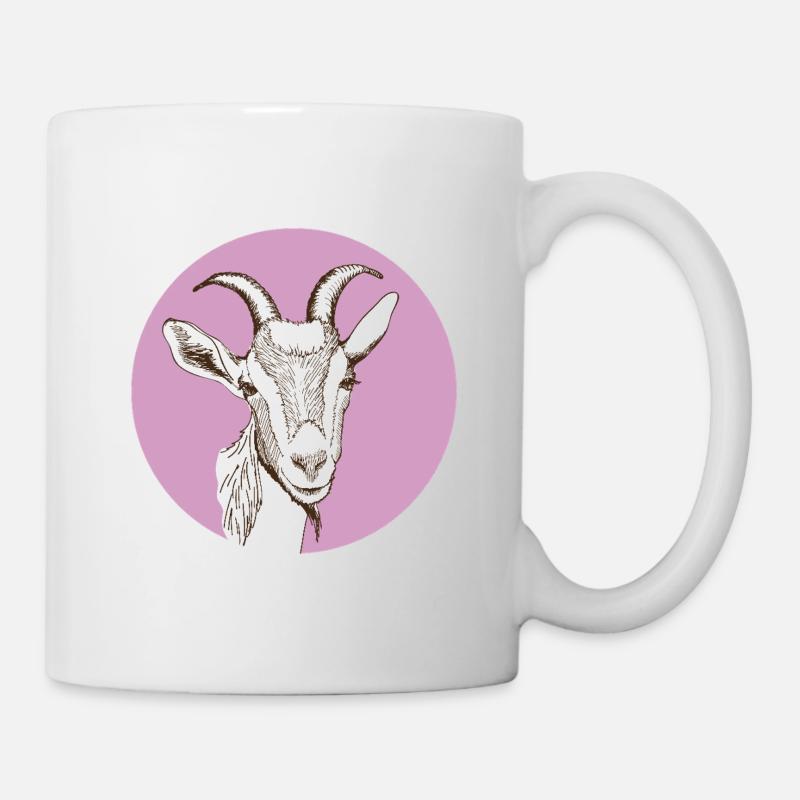 Ziege - Tasse - Weiß