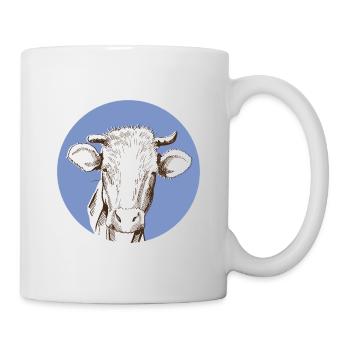 Vache - Mug blanc - blanc - Droite