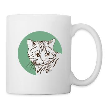 Chat - Mug blanc - blanc - Droite