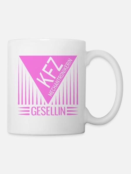 KFZ-Mechatronikerin Gesellin - Tasse - Weiß