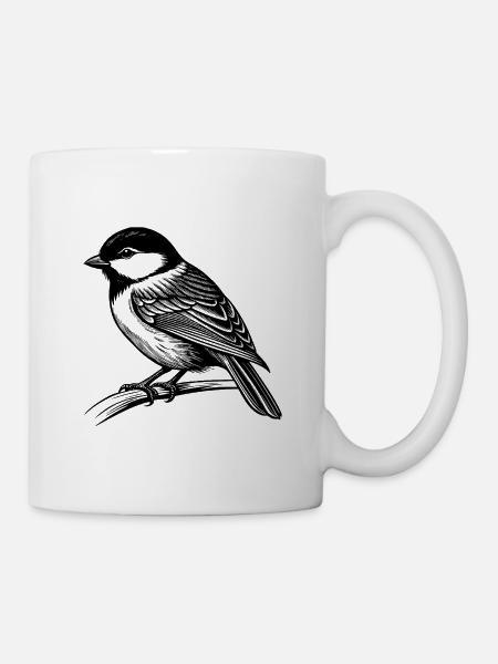 Meisen - Tasse - Weiß