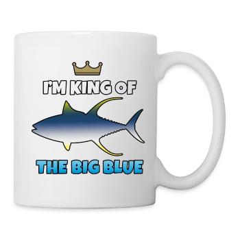 Roi du Grand Bleu - Mug blanc - blanc - Droite