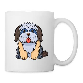Kunterbunter Zottelhund (bande dessinée) - Mug blanc - blanc - Droite