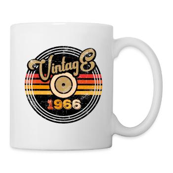 Vintage 1966 - Tasse - Weiß - Rechts