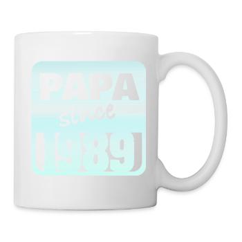 Papa seit 1984 - Tasse - Weiß - Rechts