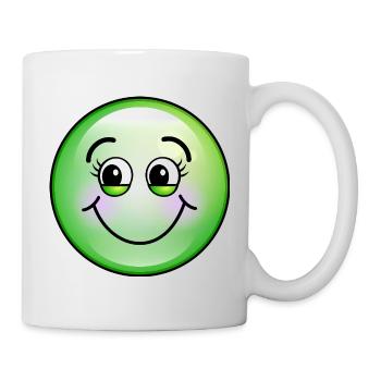 Cute Green Bubble - Mug - white - Right