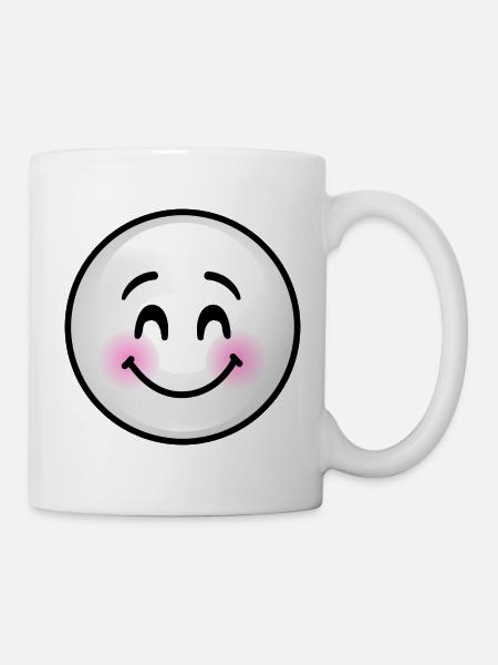 Niedliche graue Blase - Tasse - Weiß