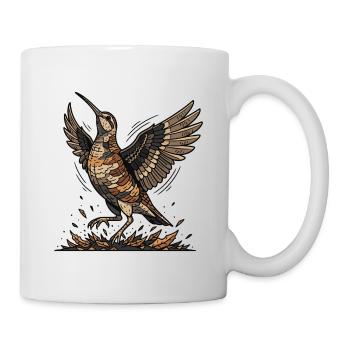 Woodcock Wild Nature Forest Take-off - Mug - white - Right