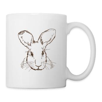 Kaninchen - Tasse - Weiß - Rechts