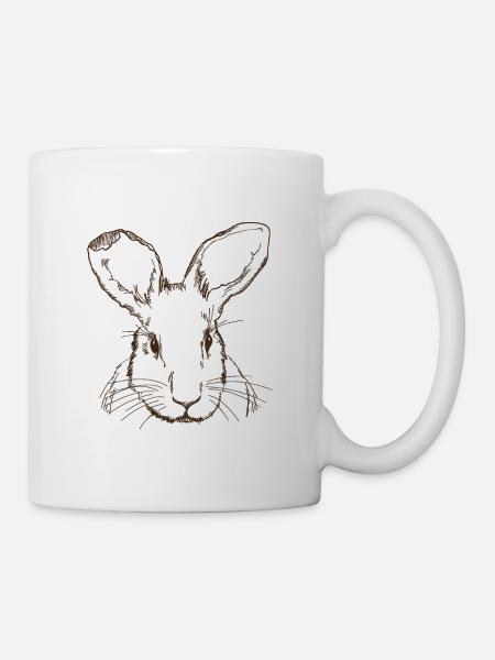 Lapin - Mug blanc - blanc