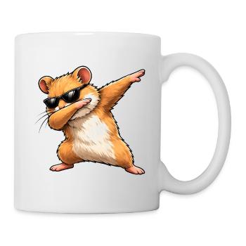 Dabbing Golden Hamster - Mug - white - Right