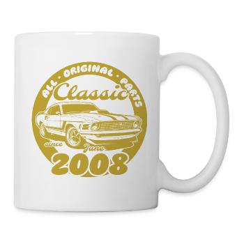 18th Birthday - Classic Musclecar 06/2008 - Mug - white - Right