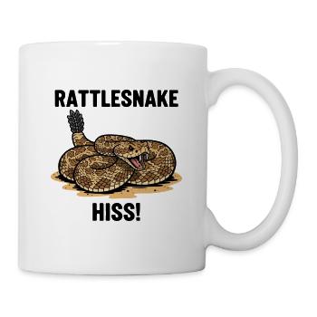Serpent à Sonnette Venin Danger Rattlesnake Noir - Mug - white - Right