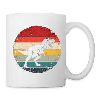 Dinosaur Gift - Retro Dinosaur Dino Dinosaur - Mug - white - Right