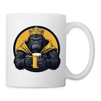 Gorilla Beer Funny - Mug - white - Right