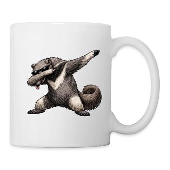 Dabbing Ameisenbär - Tasse - Weiß - Rechts