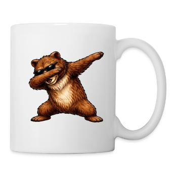 Dabbing Grizzly - Tasse - Weiß - Rechts