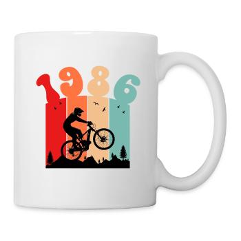 Millésime 1986 - Mug blanc - blanc - Droite