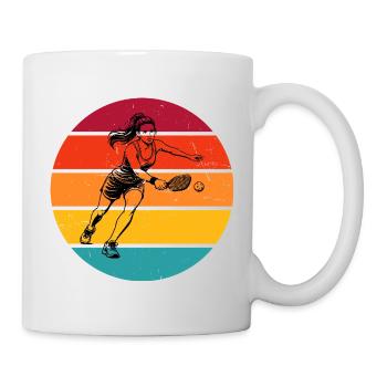 Pickleball Scene Gift for Pickleball Sports Fans - Mug - white - Right
