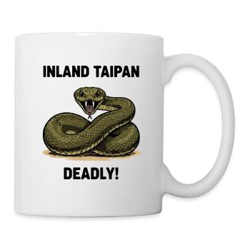 Pieuvre Anneaux Bleus Danger Octopus Venin Noir - Mug blanc - blanc - Droite