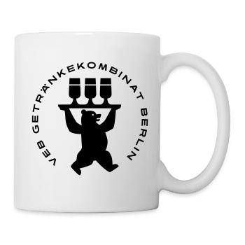 VEB Getränkekombinat Berlin - Tasse - Weiß - Rechts