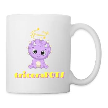 Jeu de mots drôle sur les Tricerapots - Mug blanc - blanc - Droite