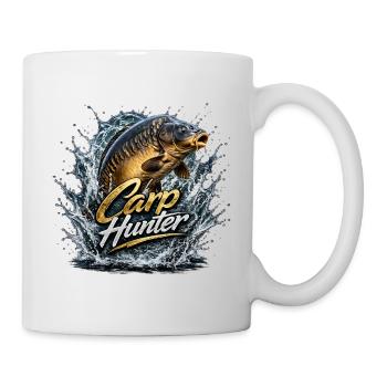 Carp Hunter Splash – Carp Fishing Shirt - Mug - white - Right