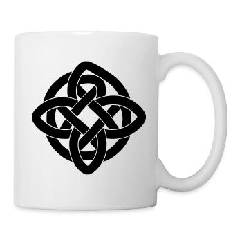 T-shirt Symbole Celtique - Celtic Knot Infinity - Mug blanc - blanc - Droite