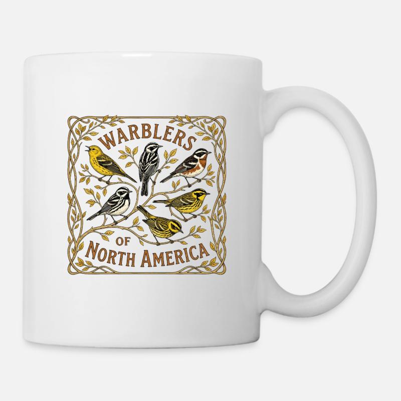Vögel - Tasse - Weiß