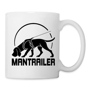 Bloodhound MANTRAILER Suchhunde Hunde Wilsigns - Tasse - Weiß - Rechts