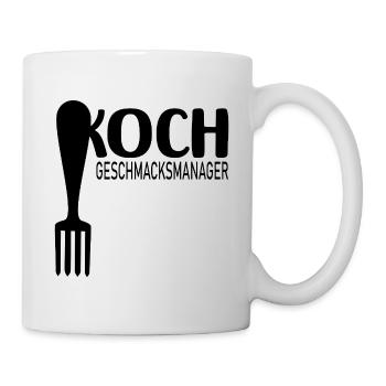 Geschmacksmanager Papa Koch - Tasse - Weiß - Rechts
