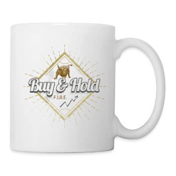 Conception d’achat et de conservation pour investisseur et trader - Mug blanc - blanc - Droite