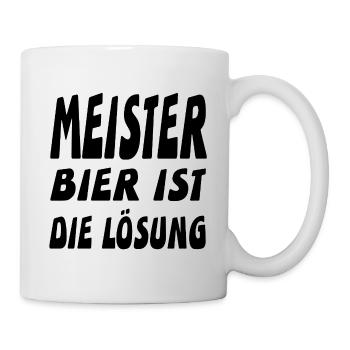 Meister - Tasse - Weiß - Rechts