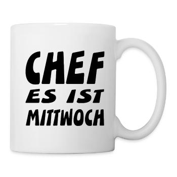Chef - Tasse - Weiß - Rechts