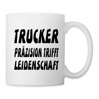 Trucker - Tasse - Weiß - Rechts